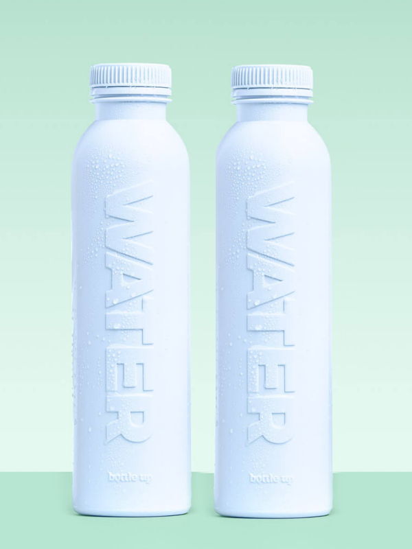 Bottle-Up 2-pack vandflaske lys blå
