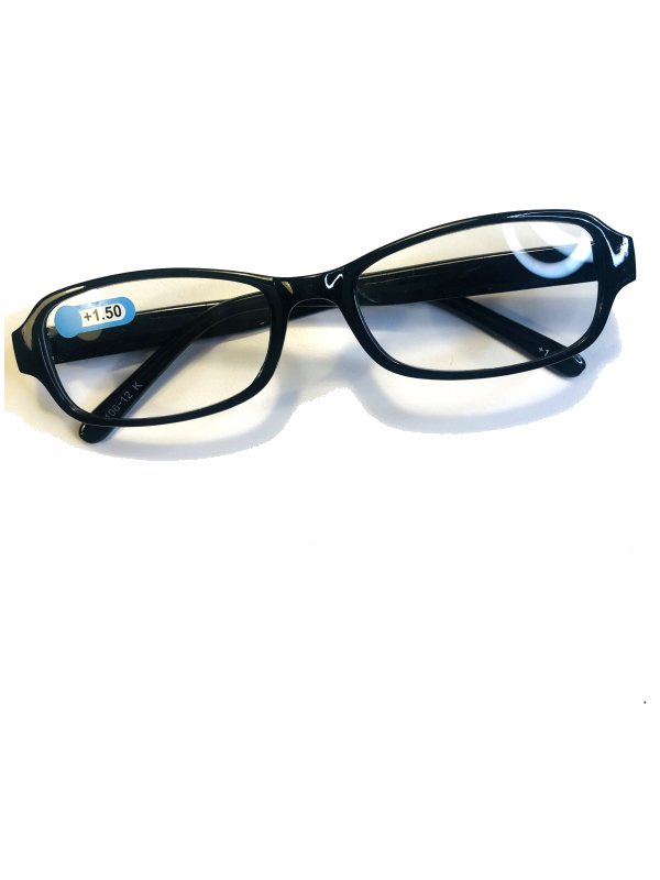 Læsebrille Daiso Sort +1.5