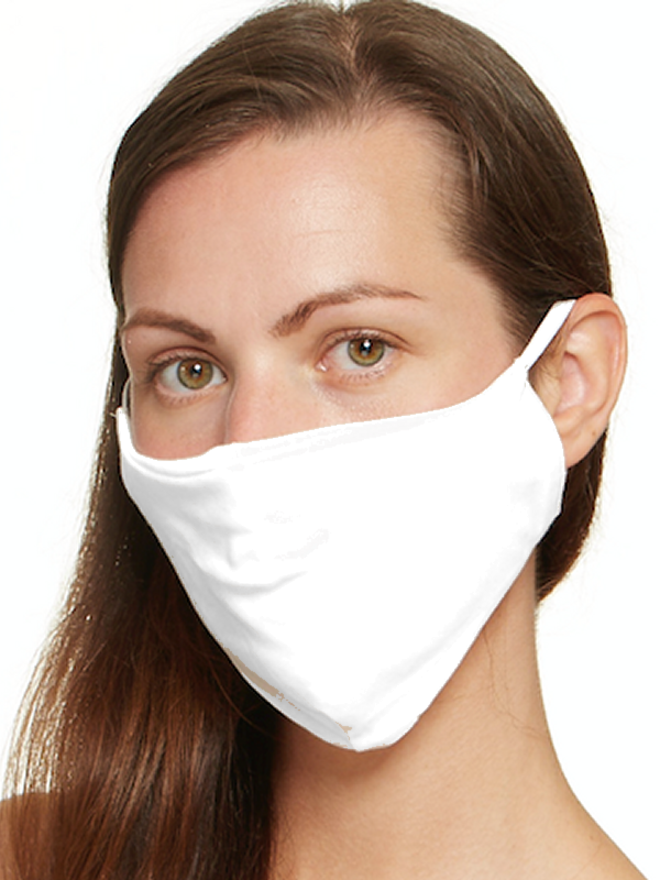 Stof mundbind vaskbar ansigtsmaske Hvid Polyester/Elastin