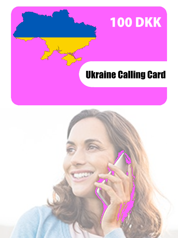 Ukranian Calling Card DKK100